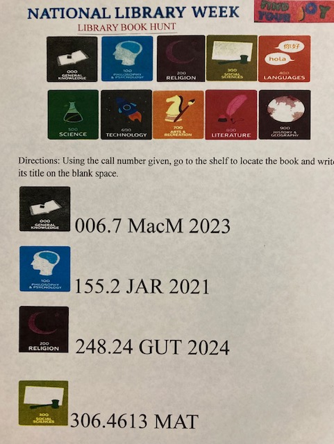 Scavenger Hunt at Pierre Part