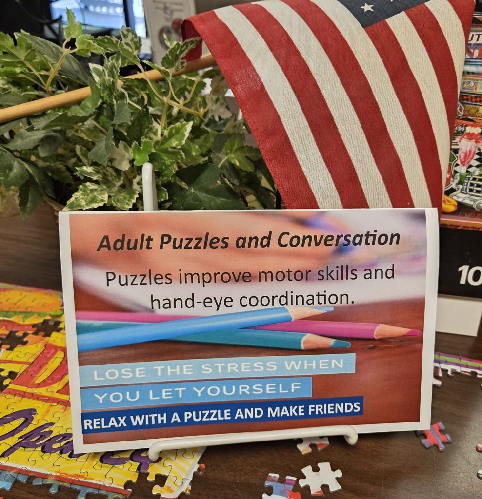 Puzzles and Conversation at Bayou L'Ourse