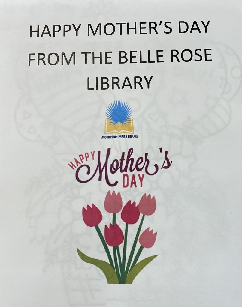 Self-guided Coloring / Activity Packet / Happy Mother's Day at Belle Rose
