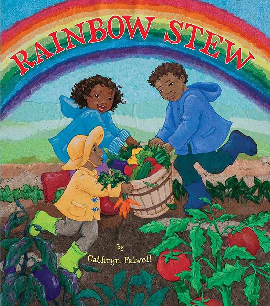 "Rainbow Stew", by Cathryn Falwell/ Edible Craft at Belle Rose