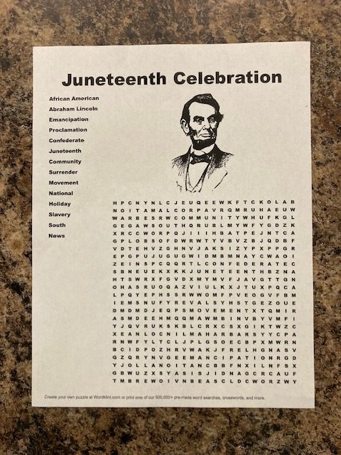 Tween/Teen Word Search at Pierre Part