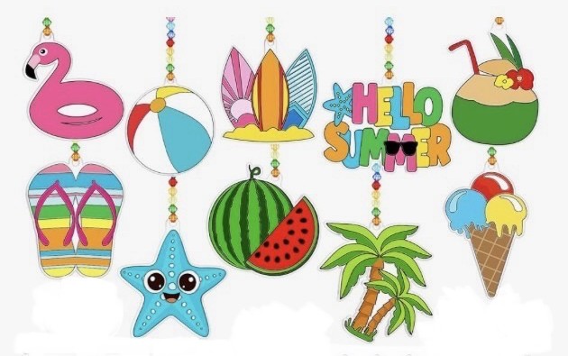 Summer Themed Suncatcher Workshop at Belle Rose